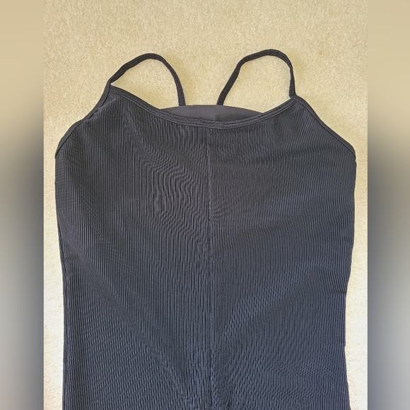 NWOT SAGE COLLECTIVE Ribbed Fitted Cami Jumpsuit sz M Black - Picture 8 of 12